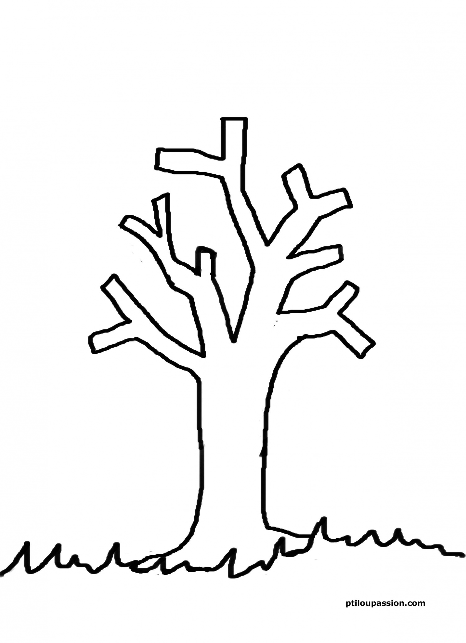 Раскраска: дерево (природа) #154737 - Бесплатные раскраски для печати