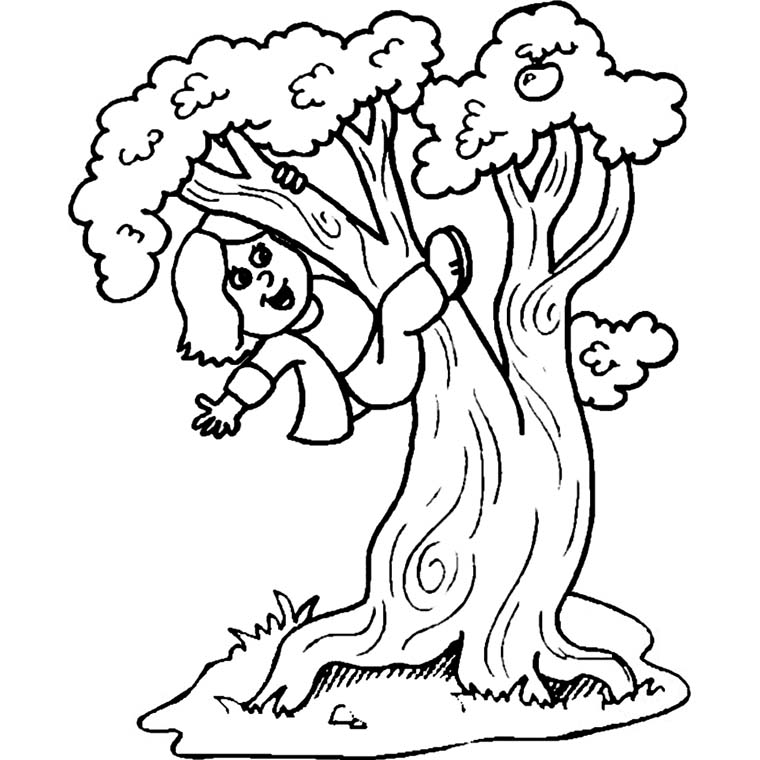 Раскраска: дерево (природа) #154771 - Бесплатные раскраски для печати