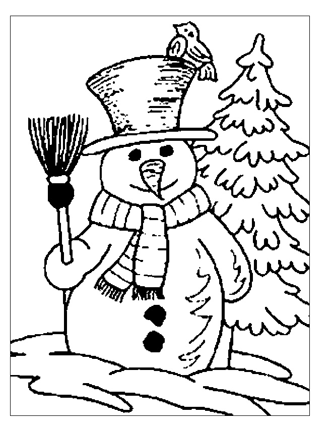 Раскраска: Зимний сезон (природа) #164456 - Бесплатные раскраски для печати