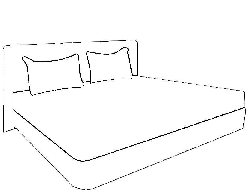 Раскраска: кровать (объекты) #167830 - Бесплатные раскраски для печати