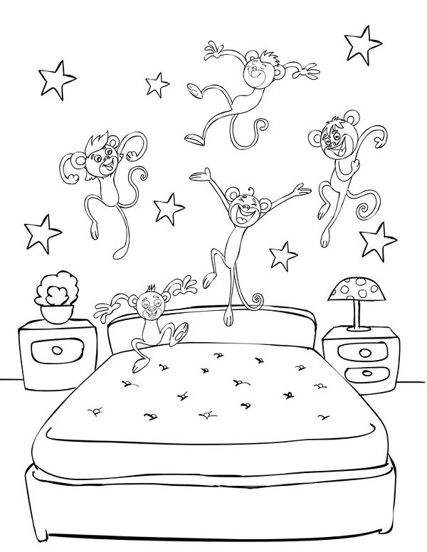 Раскраска: кровать (объекты) #168115 - Бесплатные раскраски для печати