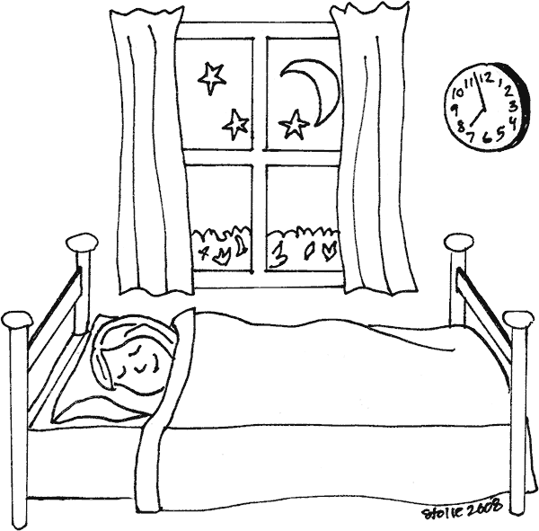 Раскраска: кровать (объекты) #168127 - Бесплатные раскраски для печати
