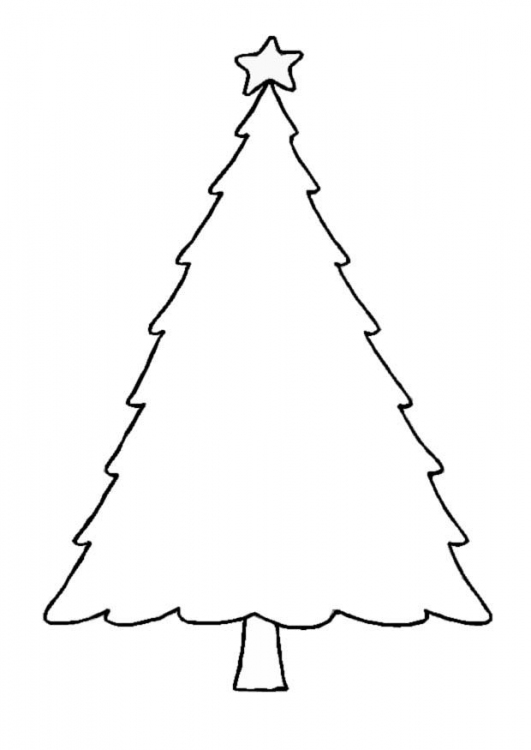 Раскраска: Новогодняя елка (объекты) #167494 - Бесплатные раскраски для печати