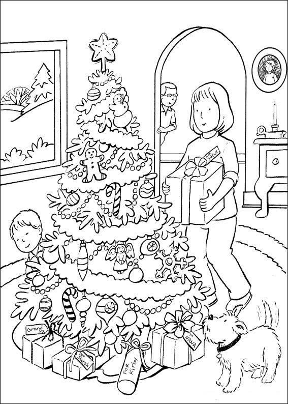 Раскраска: Новогодняя елка (объекты) #167511 - Бесплатные раскраски для печати