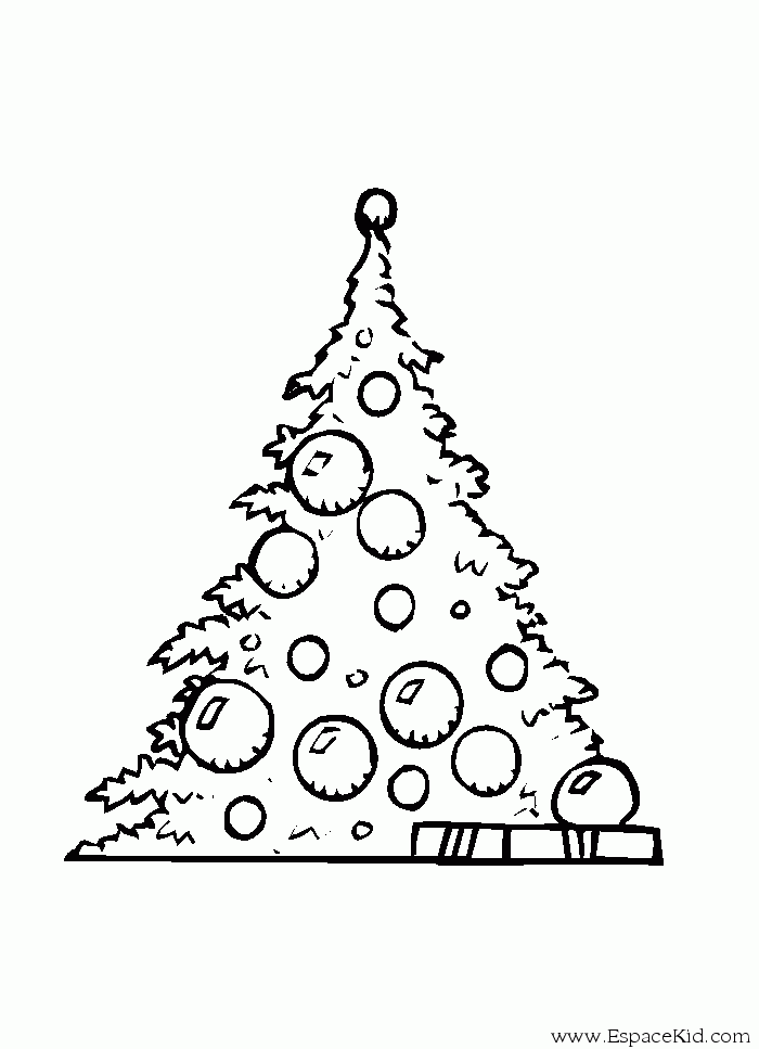 Раскраска: Новогодняя елка (объекты) #167531 - Бесплатные раскраски для печати