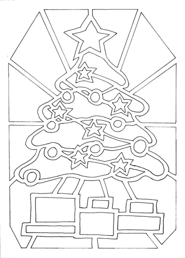 Раскраска: Новогодняя елка (объекты) #167564 - Бесплатные раскраски для печати