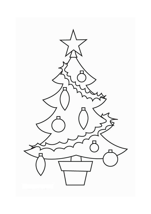 Раскраска: Новогодняя елка (объекты) #167571 - Бесплатные раскраски для печати