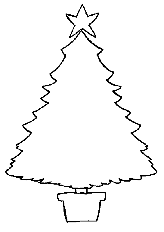 Раскраска: Новогодняя елка (объекты) #167631 - Бесплатные раскраски для печати