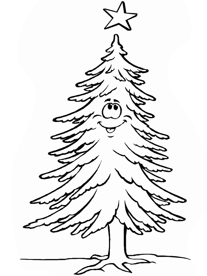 Новогодняя елка картинка для детей