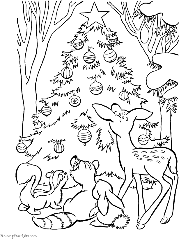 Раскраска: Новогодняя елка (объекты) #167718 - Бесплатные раскраски для печати