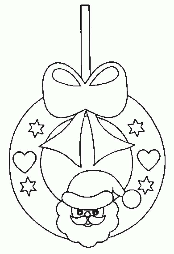 Раскраска: Рождественский венок (объекты) #169406 - Бесплатные раскраски для печати