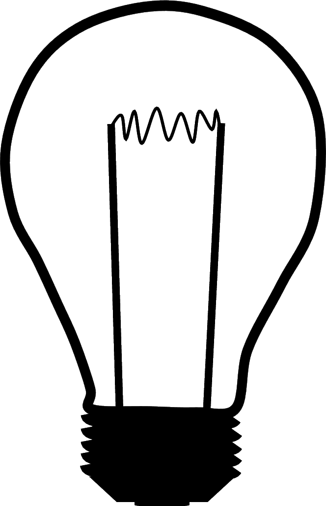 Раскраска: Лампочка (объекты) #119377 - Бесплатные раскраски для печати