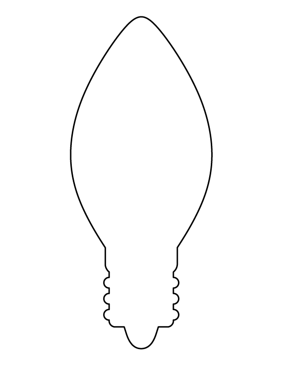 Раскраска: Лампочка (объекты) #119456 - Бесплатные раскраски для печати