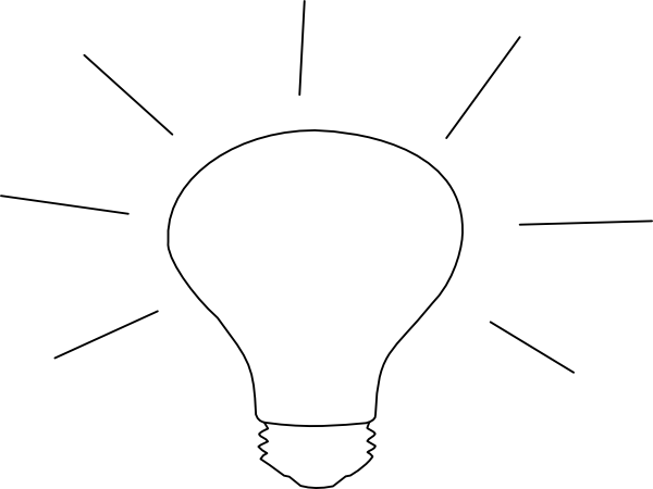 Раскраска: Лампочка (объекты) #119491 - Бесплатные раскраски для печати