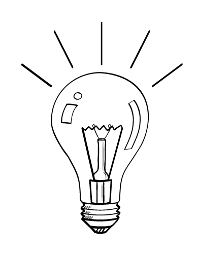 Раскраска: Лампочка (объекты) #119500 - Бесплатные раскраски для печати