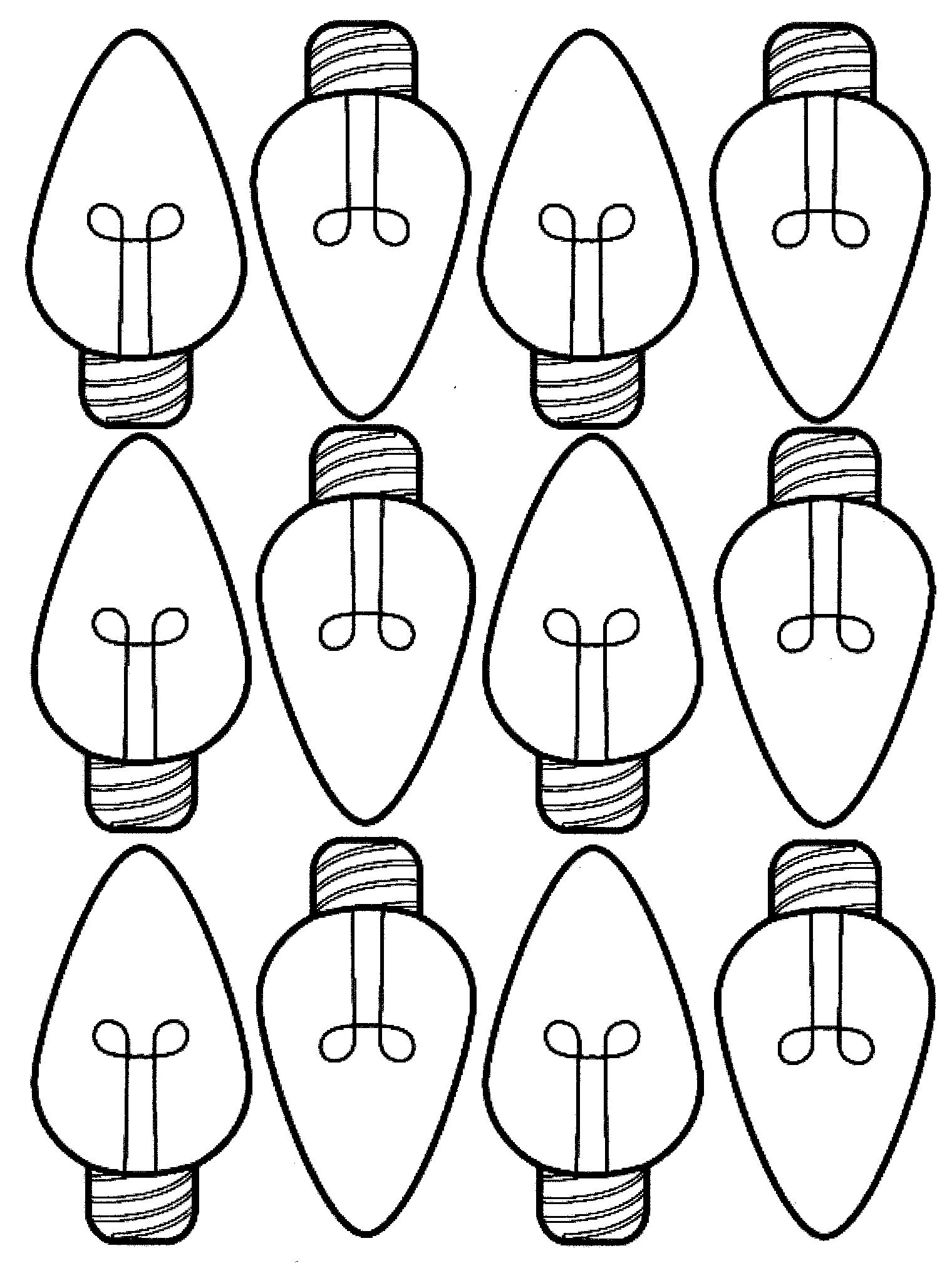 Раскраска: Лампочка (объекты) #119618 - Бесплатные раскраски для печати