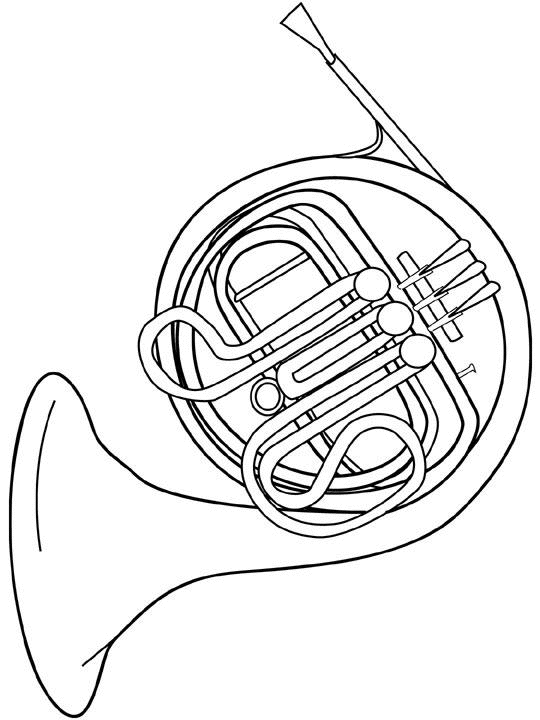 Раскраска: Музыкальные инструменты (объекты) #167174 - Бесплатные раскраски для печати