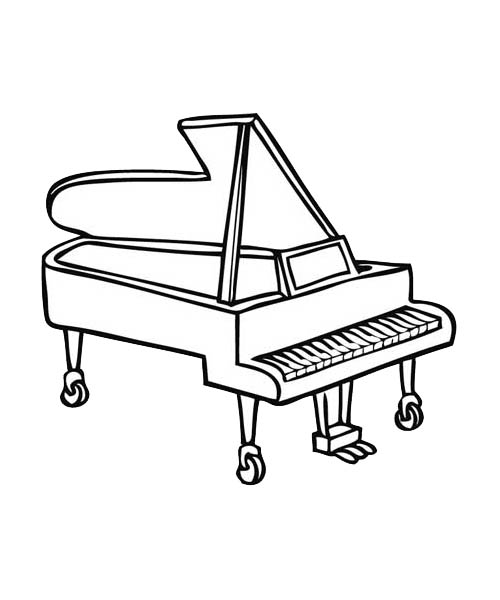Раскраска: Музыкальные инструменты (объекты) #167175 - Бесплатные раскраски для печати