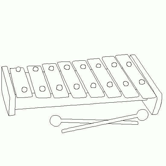 Раскраска: Музыкальные инструменты (объекты) #167229 - Бесплатные раскраски для печати