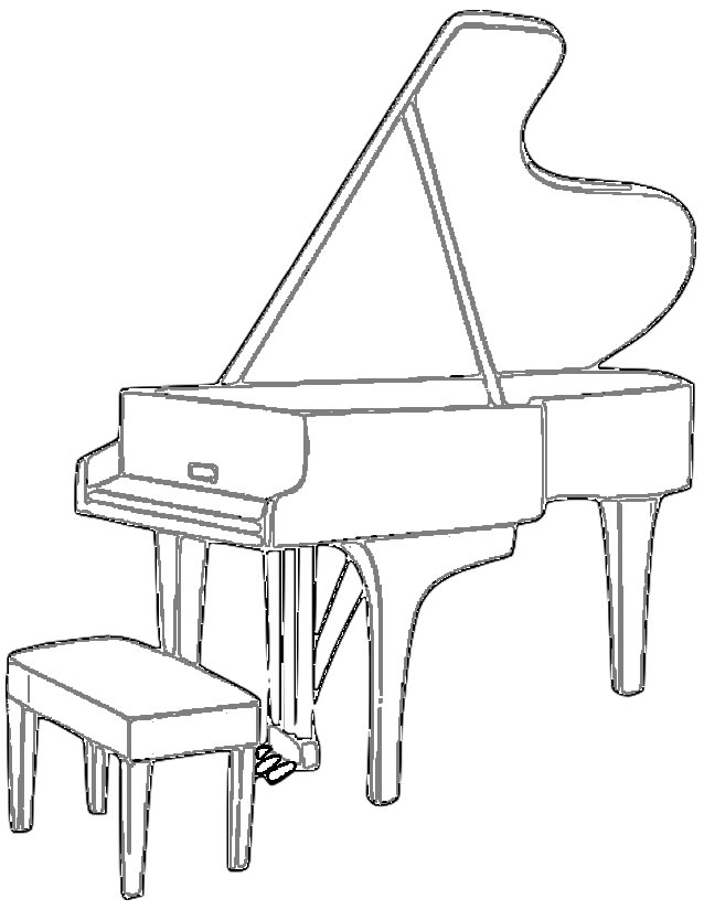 Раскраска: Музыкальные инструменты (объекты) #167297 - Бесплатные раскраски для печати