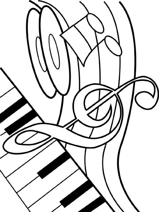 Раскраска: Музыкальные инструменты (объекты) #167316 - Бесплатные раскраски для печати