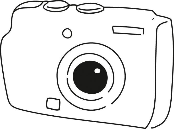 Раскраска: камера (объекты) #119713 - Бесплатные раскраски для печати