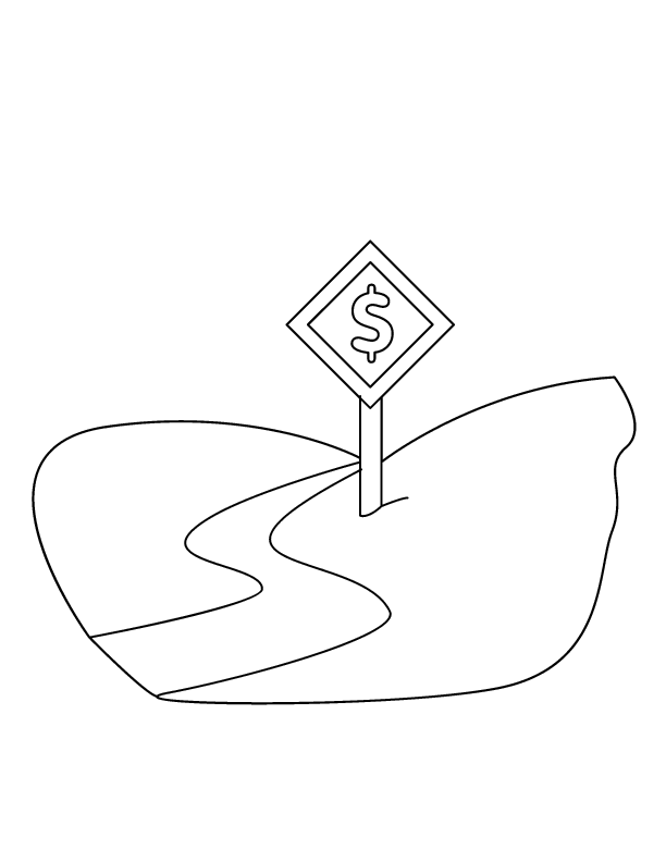 Раскраска: Дорожный знак (объекты) #119346 - Бесплатные раскраски для печати