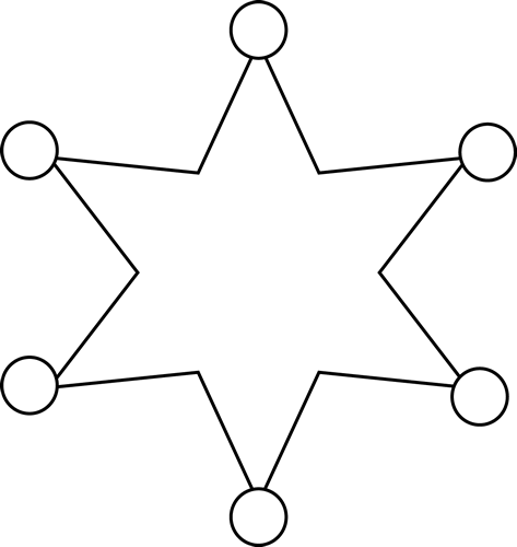 Раскраска: Звезда Шерифа (объекты) #118679 - Бесплатные раскраски для печати
