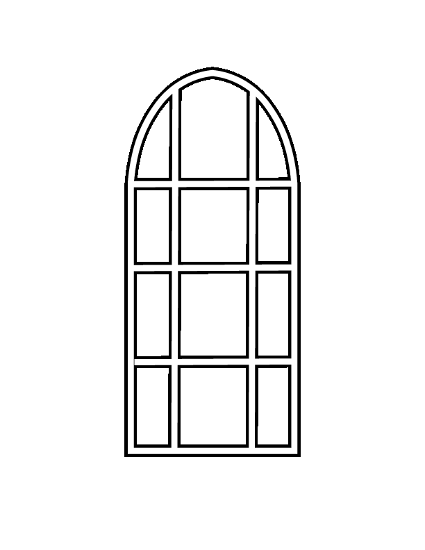 Раскраска: окно (объекты) #168544 - Бесплатные раскраски для печати