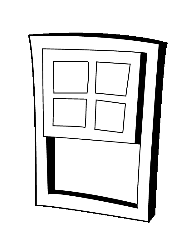 Раскраска: окно (объекты) #168842 - Бесплатные раскраски для печати