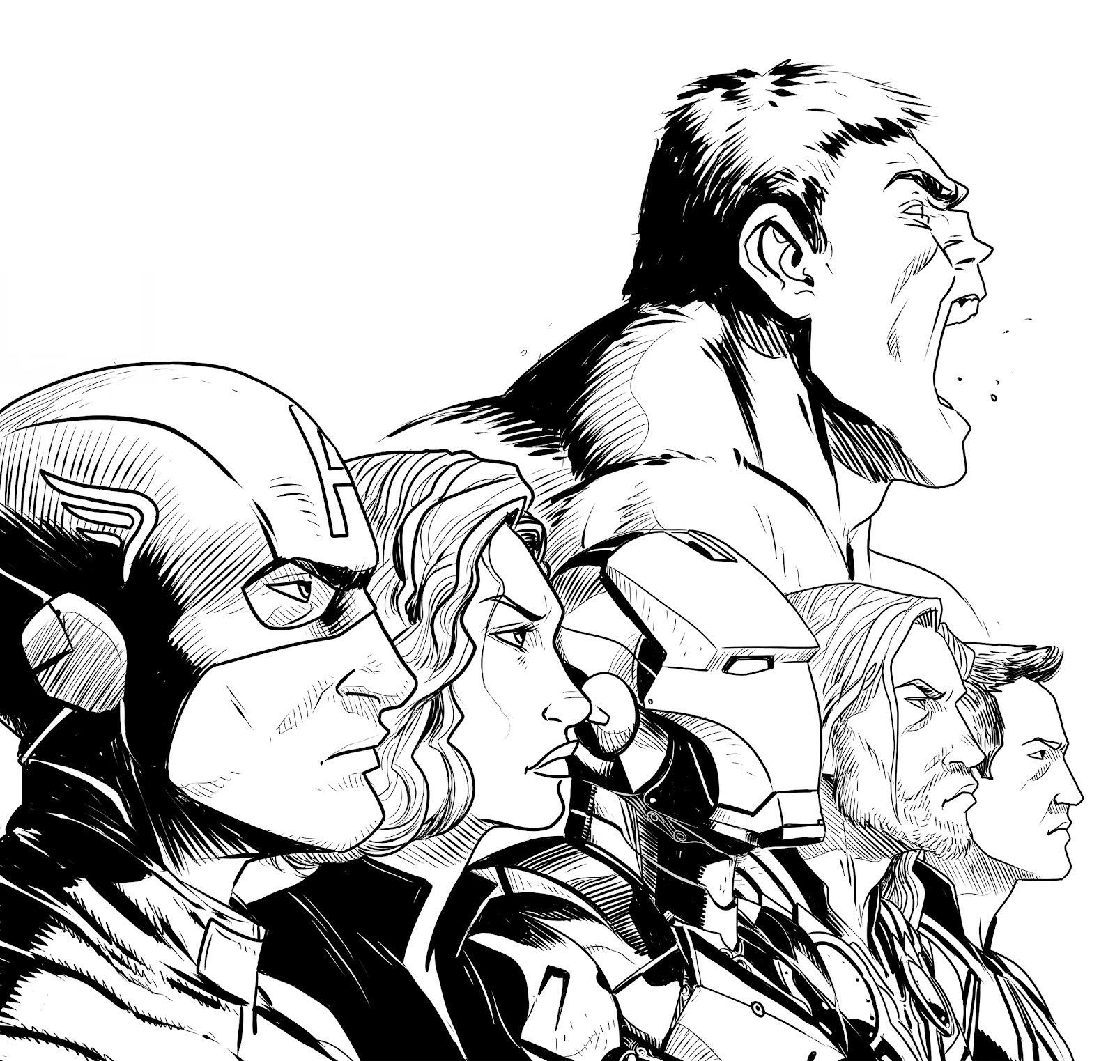 Раскраска: Мстители (Супер герой) #74059 - Бесплатные раскраски для печати