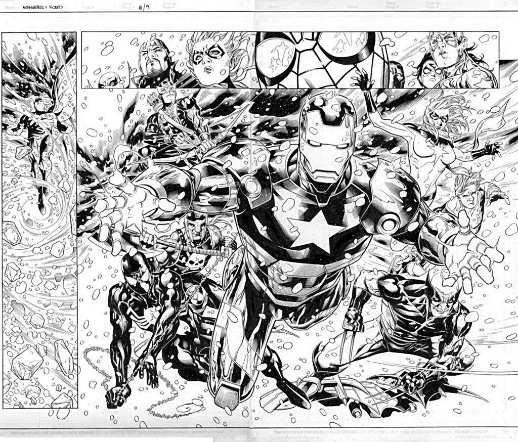 Раскраска: Мстители (Супер герой) #74079 - Бесплатные раскраски для печати