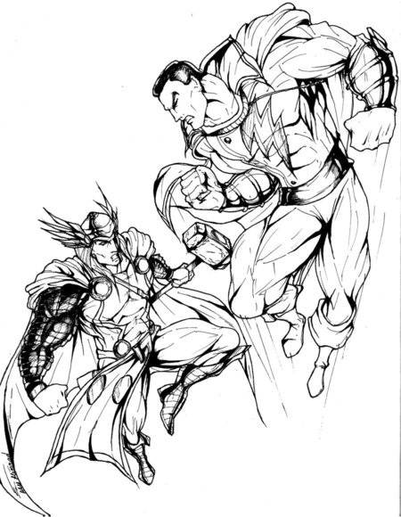 Раскраска: Мстители (Супер герой) #74082 - Бесплатные раскраски для печати
