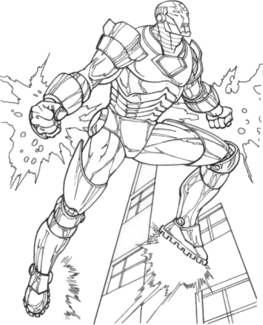 Раскраска: Мстители (Супер герой) #74113 - Бесплатные раскраски для печати