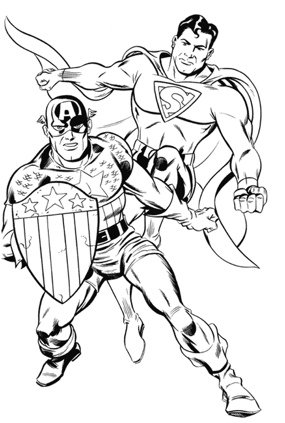 Раскраска: Мстители (Супер герой) #74309 - Бесплатные раскраски для печати