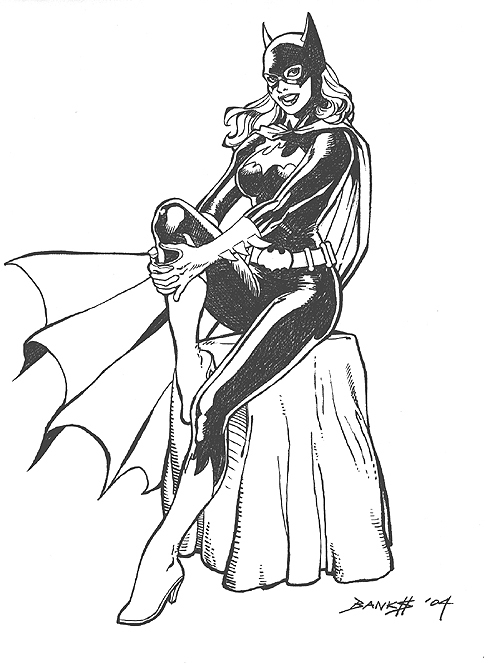 Раскраска: Batgirl (Супер герой) #77735 - Бесплатные раскраски для печати