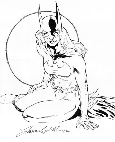 Раскраска: Batgirl (Супер герой) #77749 - Бесплатные раскраски для печати