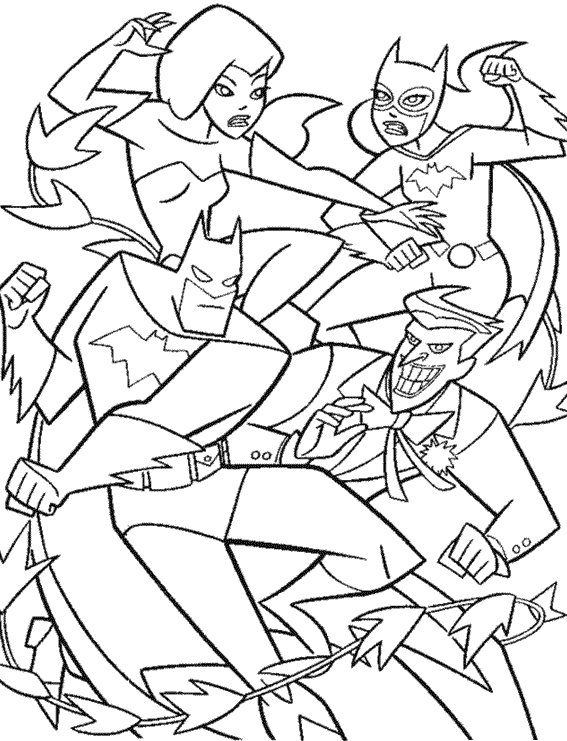 Раскраска: Batgirl (Супер герой) #77762 - Бесплатные раскраски для печати