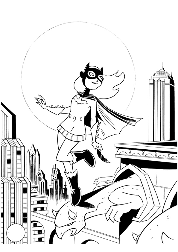 Раскраска: Batgirl (Супер герой) #77801 - Раскраски для печати