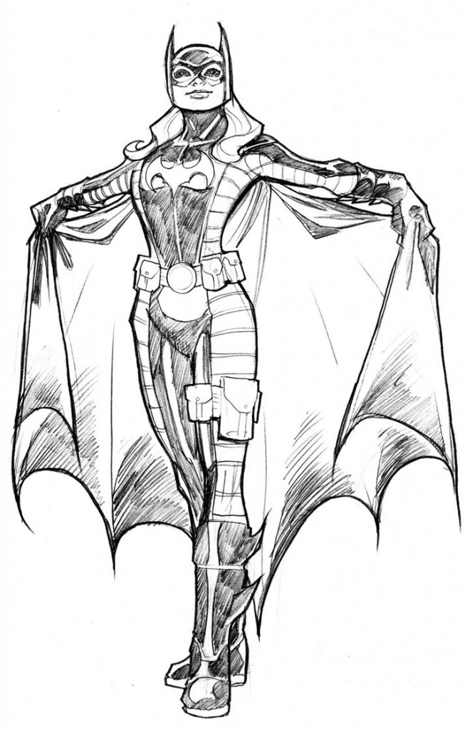 Раскраска: Batgirl (Супер герой) #77823 - Бесплатные раскраски для печати