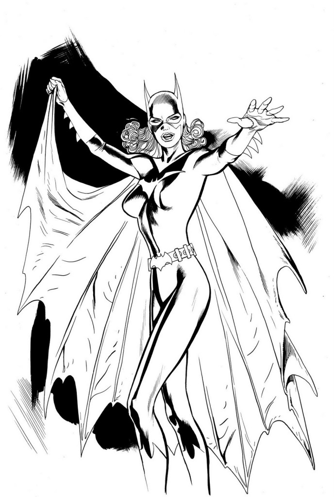 Раскраска: Batgirl (Супер герой) #77832 - Бесплатные раскраски для печати