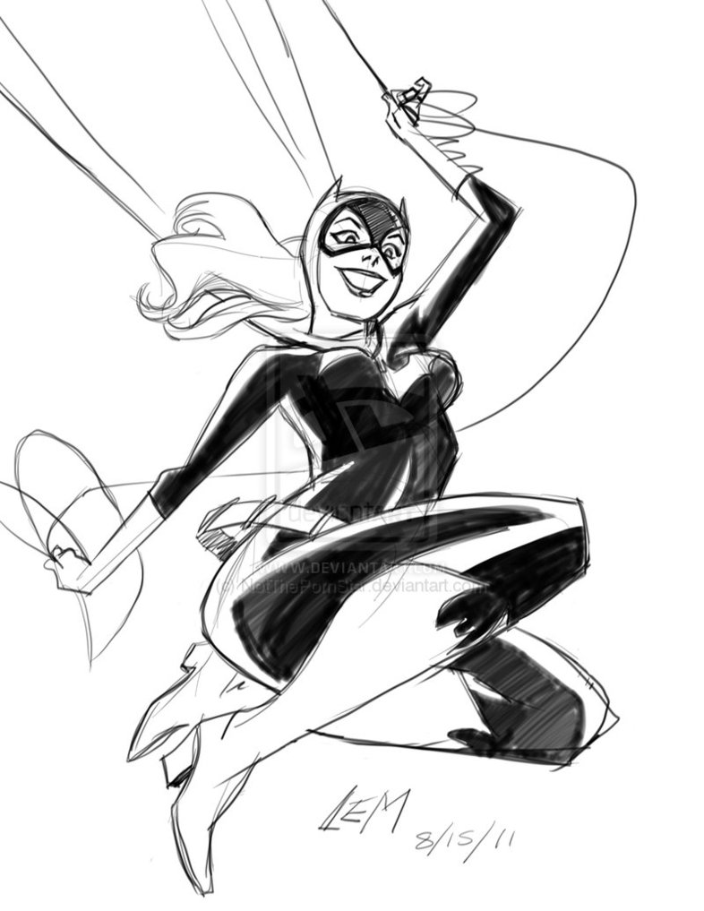 Раскраска: Batgirl (Супер герой) #77850 - Бесплатные раскраски для печати