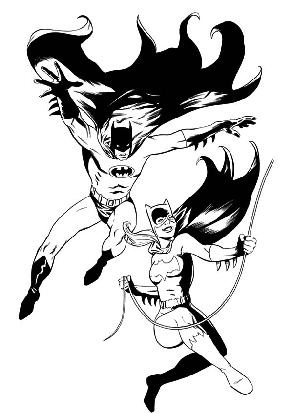 Раскраска: Batgirl (Супер герой) #77862 - Бесплатные раскраски для печати