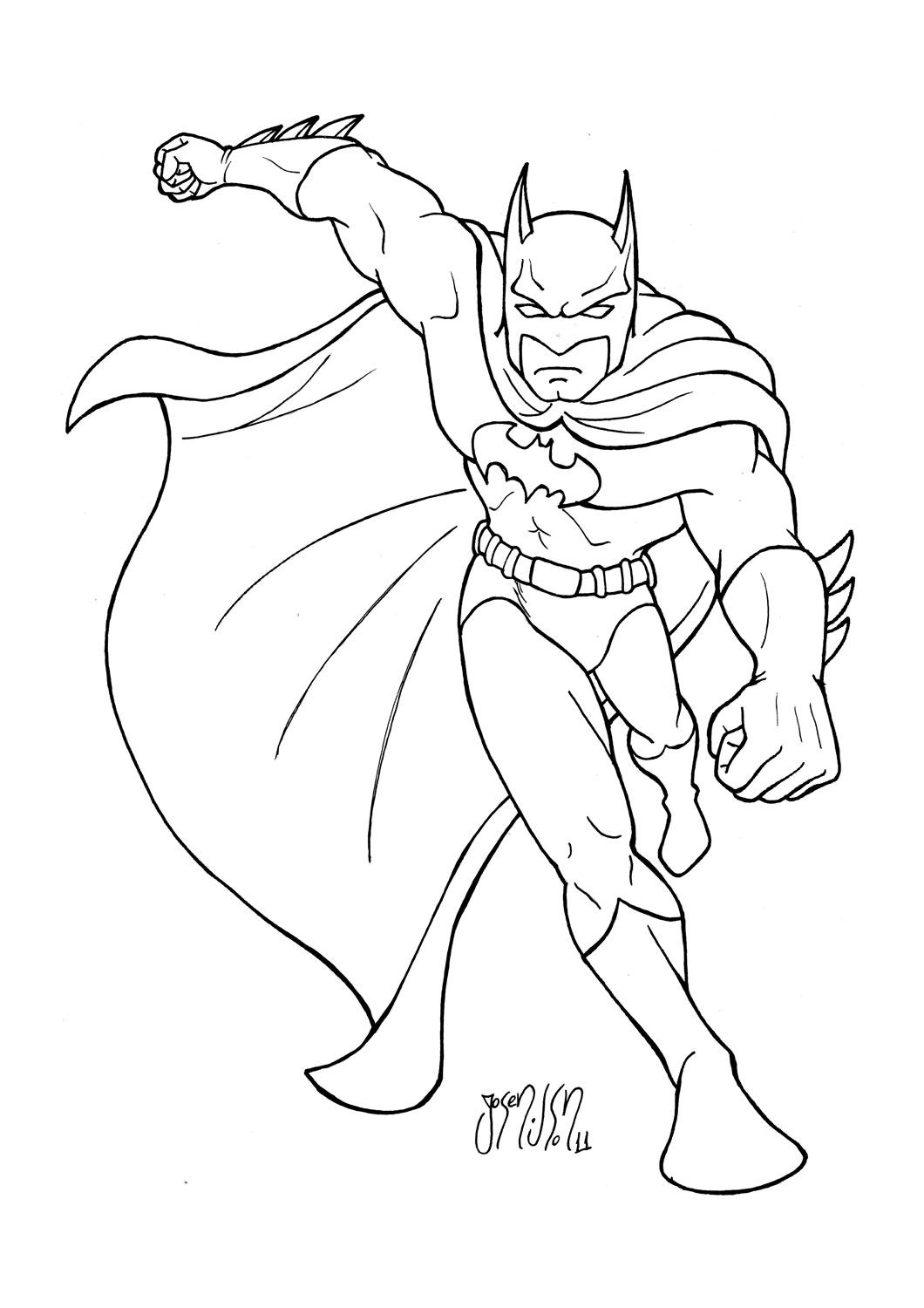 Раскраска: Batgirl (Супер герой) #78041 - Бесплатные раскраски для печати