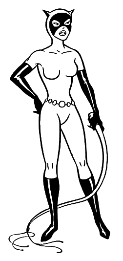 Раскраска: Catwoman (Супер герой) #78081 - Бесплатные раскраски для печати
