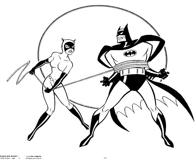 Раскраска: Catwoman (Супер герой) #78102 - Бесплатные раскраски для печати