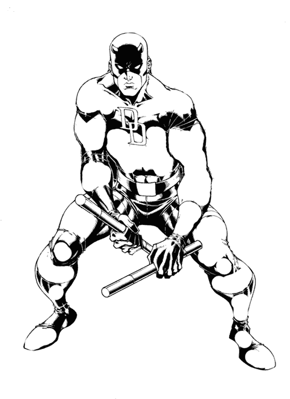 Раскраска: смельчак (Супер герой) #78207 - Бесплатные раскраски для печати