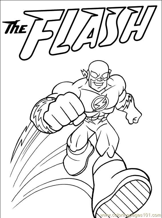 Раскраска: Super Heroes DC Comics (Супер герой) #80116 - Бесплатные раскраски для печати