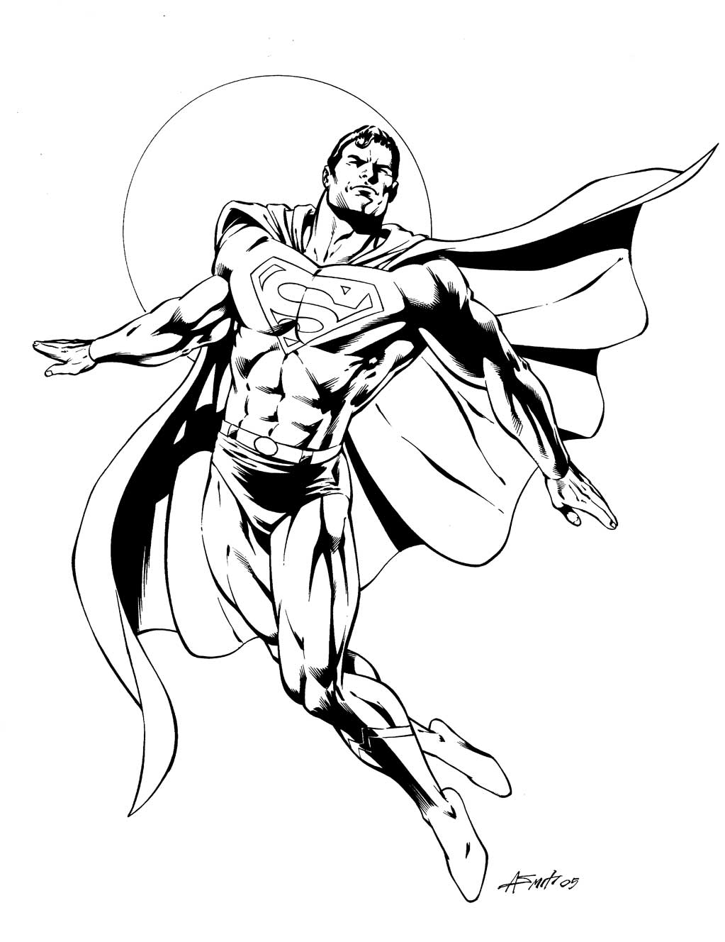 Раскраска: Super Heroes DC Comics (Супер герой) #80131 - Бесплатные раскраски для печати