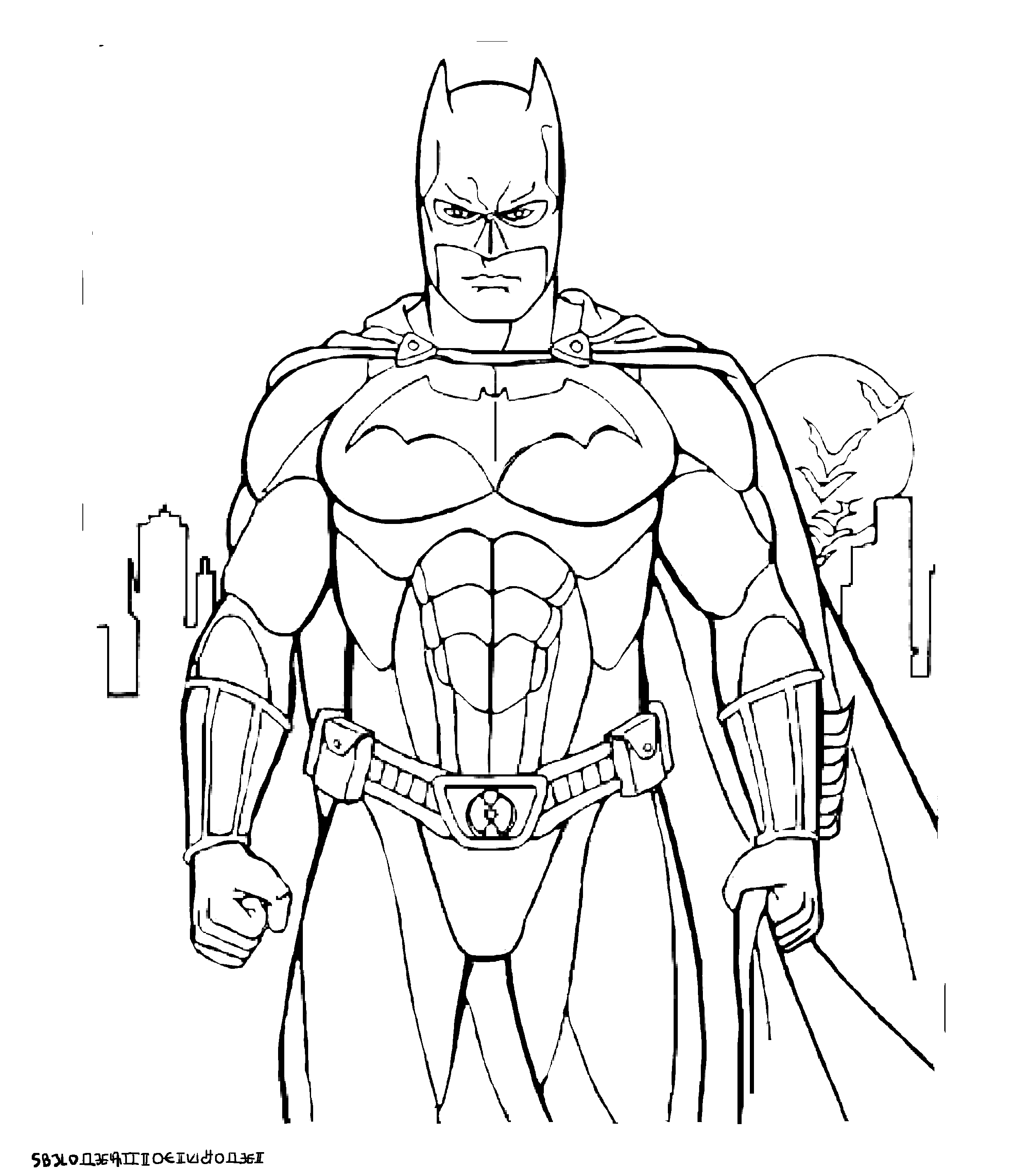 Раскраска: Super Heroes DC Comics (Супер герой) #80134 - Бесплатные раскраски для печати